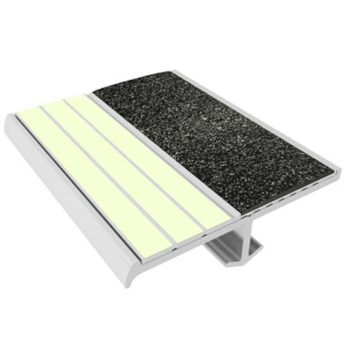 CAD Drawings Ecoglo Inc. S4-E30 Series Luminous Cast in Place Stair Nosings
